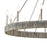Atlas Lighting Abaca 48'' Wide 12Lt Chandelier, Polished Nickel