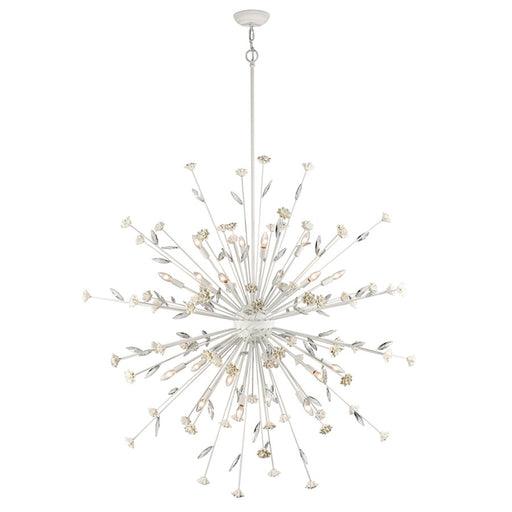 Atlas Lighting Adelaide 59.5'' Wide 20Lt Chandelier, Textured White