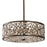 Atlas Lighting Amherst 17'' Wide 6Lt Chandelier, Antique Bronze