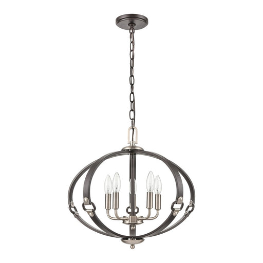 Atlas Lighting Armstrong Grove 20'' Wide 5Lt Chandelier, Espresso
