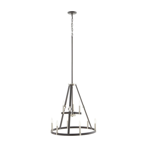 Atlas Lighting Armstrong Grove 25'' Wide 9Lt Chandelier, Espresso
