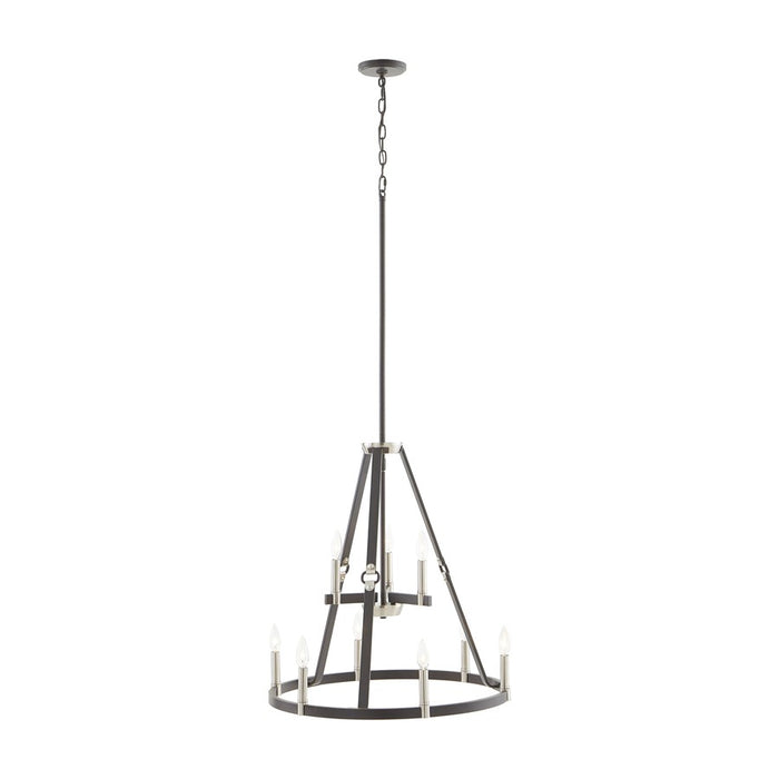 Atlas Lighting Armstrong Grove 25'' Wide 9Lt Chandelier, Espresso