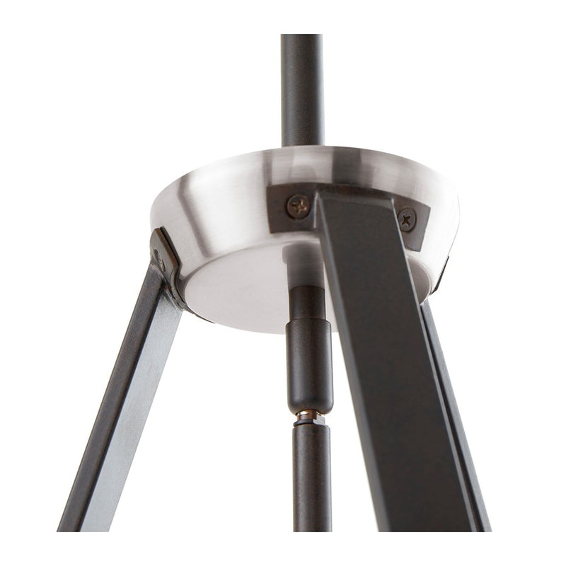 Atlas Lighting Armstrong Grove 25in 9-Light Chandelier | Transitional Charcoal and Satin Nickel | Dining Room & Kitchen Island | Model CL11067-BK