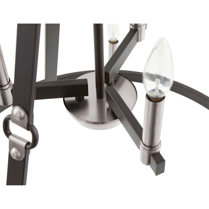 Atlas Lighting Armstrong Grove 25'' Wide 9Lt Chandelier, Espresso
