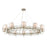 Atlas Lighting Asbury 62'' Wide 12Lt Chandelier, Aged Silver