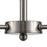 Atlas Lighting Astoria 23''W 3Lt Chandelier, Brushed Nickel/Clear