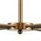 Atlas Lighting Astoria 32'' Wide 9Lt Chandelier, Satin Gold/Clear