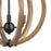 Atlas Lighting Barrow 18'' Wide 3Lt Chandelier, Matte Black