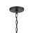 Atlas Lighting Barrow 18'' Wide 3Lt Chandelier, Matte Black