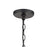 Atlas Lighting Barrow 22'' Wide 6Lt Chandelier, Matte Black