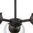 Atlas Lighting Beckett 22'' Wide 3Lt Chandelier, Bronze/Clear