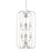 Atlas Lighting Bella 16.25'' Wide 6Lt Chandelier, Brushed Nickel
