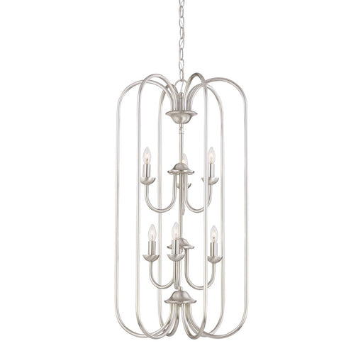 Atlas Lighting Bella 16.25'' Wide 6Lt Chandelier, Brushed Nickel