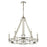 Atlas Lighting Bergamo 29'' Wide 6Lt Chandelier, Polished Nickel