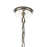 Atlas Lighting Bergamo 29'' Wide 6Lt Chandelier, Polished Nickel