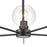 Atlas Lighting Boman 28'' Wide 5Lt Chandelier, Bronze/Clear
