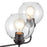 Atlas Lighting Boman 28'' Wide 5Lt Chandelier, Bronze/Clear