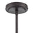 Atlas Lighting Boman 28'' Wide 5Lt Chandelier, Bronze/Clear