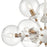 Atlas Lighting Boudreaux 25''W 12Lt Chandelier, Matte White/Clear