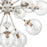 Atlas Lighting Boudreaux 32''W 18Lt Chandelier, Matte White/Clear