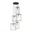 Atlas Lighting Box 21'' Wide 5Lt Chandelier, Oil Rubbed Bronze