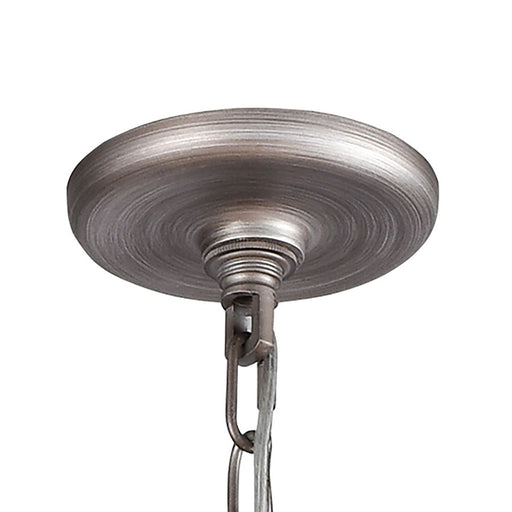 Atlas Lighting Bradington 32'' Wide 8Lt Chandelier, Zinc/Gray