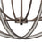Atlas Lighting Bradington 32'' Wide 8Lt Chandelier, Zinc/Gray