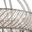 Atlas Lighting Bradington 32'' Wide 8Lt Chandelier, Zinc/Gray