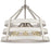 Atlas Lighting Brigantine 18''W 3Lt Chandelier, Nickel/Beige/White