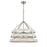 Atlas Lighting Brigantine 24''W 5Lt Chandelier, Nickel/Beige/White