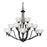 Atlas Lighting Bristol Lane 45'' Wide 15Lt Chandelier, Bronze/White