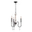 Atlas Lighting Brownell 17'' Wide 3Lt Chandelier, Anvil Iron
