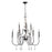 Atlas Lighting Brownell 30'' Wide 9Lt Chandelier, Anvil Iron