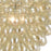 Atlas Lighting Bubble Up 26'' Wide 6Lt Chandelier, Chrome/AMber