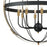 Atlas Lighting Caldwell 32'' Wide 8Lt Chandelier, Matte Black