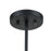 Atlas Lighting Caldwell 32'' Wide 8Lt Chandelier, Matte Black