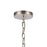 Atlas Lighting Calistoga 23'' Wide 3Lt Chandelier, Nickel/Clear