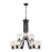 Atlas Lighting Calistoga 30.5'' Wide 9Lt Chandelier, Bronze/Clear
