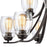 Atlas Lighting Calistoga 30.5'' Wide 9Lt Chandelier, Bronze/Clear
