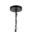 Atlas Lighting Calistoga 30.5'' Wide 9Lt Chandelier, Bronze/Clear