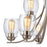 Atlas Lighting Calistoga 30.5'' Wide 9Lt Chandelier, Nickel/Clear