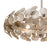 Atlas Lighting Camora 26'' Wide 3Lt Chandelier, Nickel