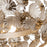 Atlas Lighting Camora 26'' Wide 3Lt Chandelier, Nickel