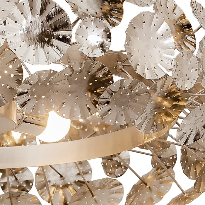 Atlas Lighting Camora 26'' Wide 3Lt Chandelier, Nickel