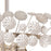 Atlas Lighting Camora 37'' Wide 5Lt Chandelier, Nickel