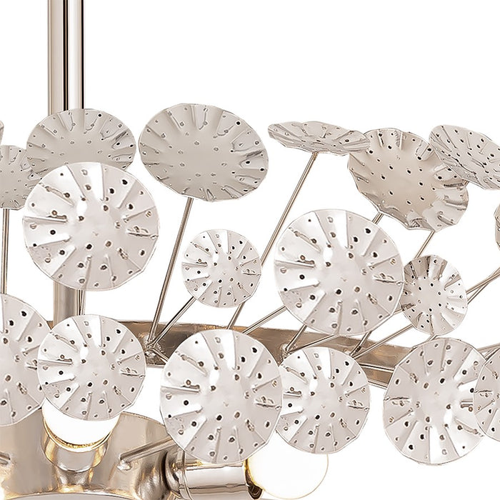 Atlas Lighting Camora 37'' Wide 5Lt Chandelier, Nickel