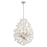 Atlas Lighting Celene 22'' Wide 12Lt Chandelier, Aged Silver/Clear