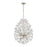 Atlas Lighting Celene 22'' Wide 12Lt Chandelier, Aged Silver/Clear