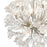 Atlas Lighting Celene 22'' Wide 12Lt Chandelier, Aged Silver/Clear