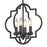 Atlas Lighting Chandette 14''W 4Lt Chandelier, Oil Rubbed Bronze